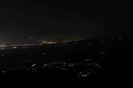 西丹那駐車場（伊豆スカイライン）の夜景