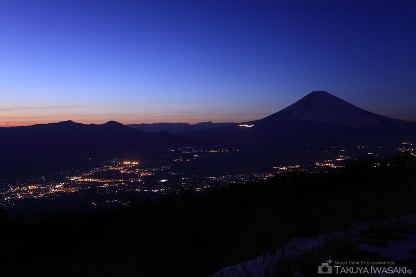 三国峠の夜景スポット写真（1）