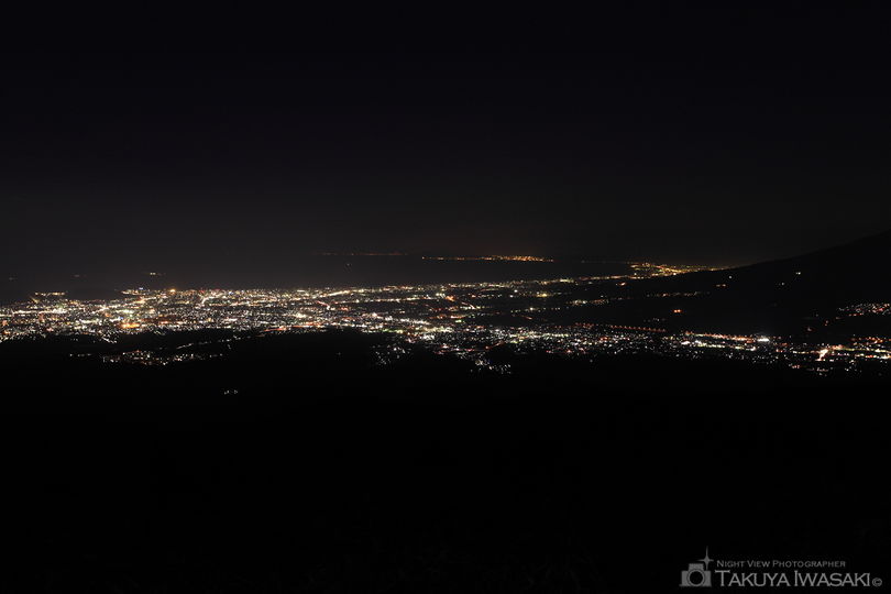 杓子峠の夜景スポット写真（2）
