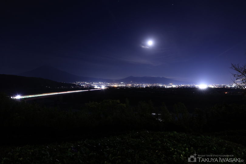 富士川SA（下り）の夜景スポット写真（1）