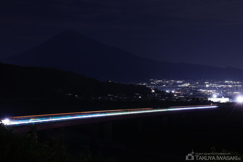 富士川SA（下り）の夜景スポット写真（2）