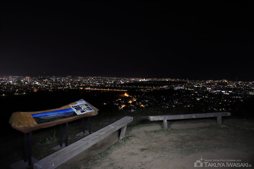 円山花木園の夜景スポット写真（4）