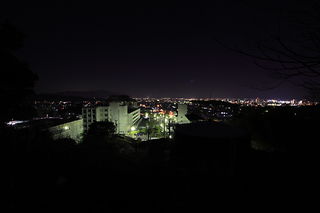 双子山ハイキングコース展望台の夜景スポット写真（1）class=
