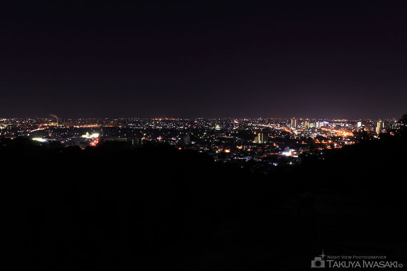 蓮華寺池公園・古墳の広場の夜景スポット写真（1）