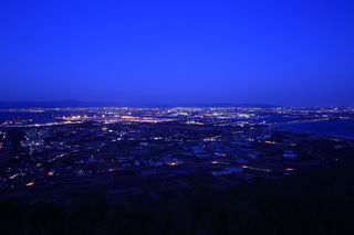 蔵王山展望台の夜景スポット写真（1）class=