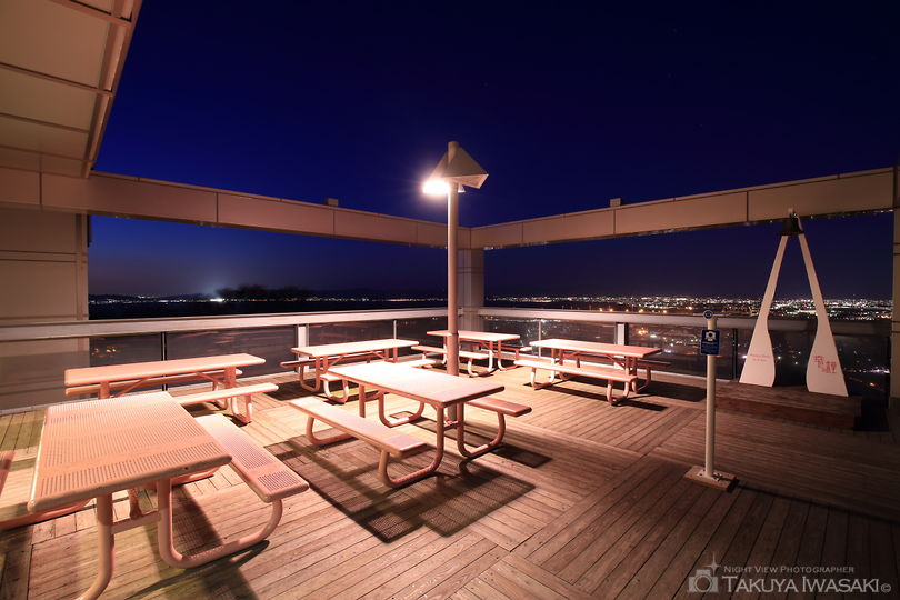 蔵王山展望台の夜景スポット写真（3）