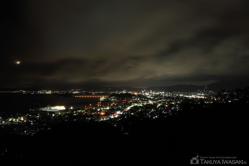 ラバーズヒルの夜景スポット写真（1）