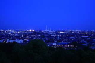 垂坂公園・羽津山緑地の夜景スポット写真（1）class=