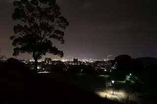 南部丘陵公園の夜景