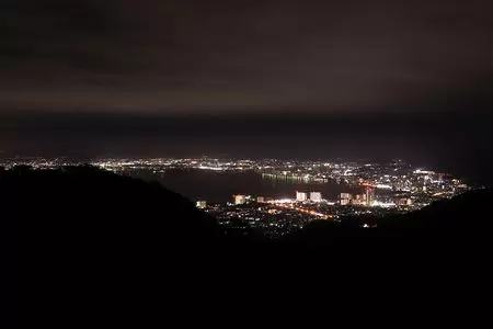 夢見ヶ丘（比叡山ドライブウェイ）の夜景
