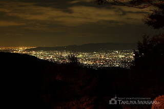 夢見ヶ丘駐車場付近の夜景スポット写真（1）class=