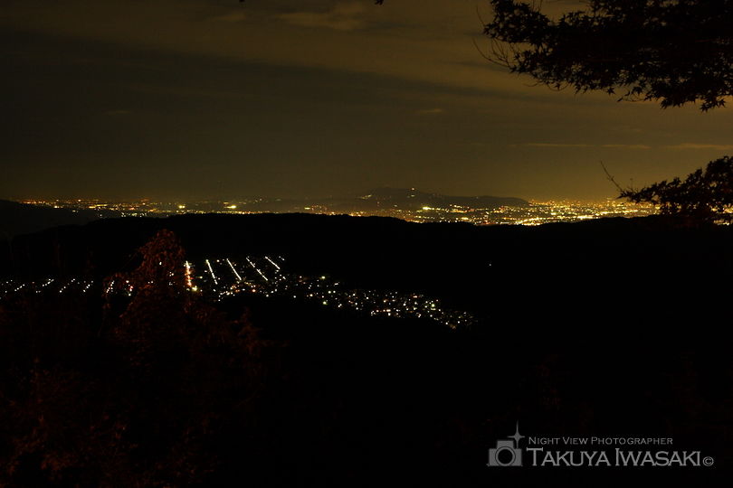 夢見ヶ丘駐車場付近の夜景スポット写真（2）