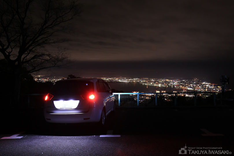 夢見ヶ丘駐車場の夜景スポット写真（2）