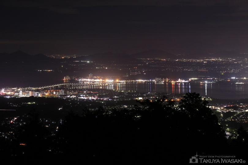 びわこ展望台の夜景スポット写真（2）
