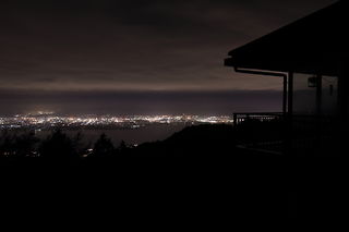 琵琶湖の夜景を望む