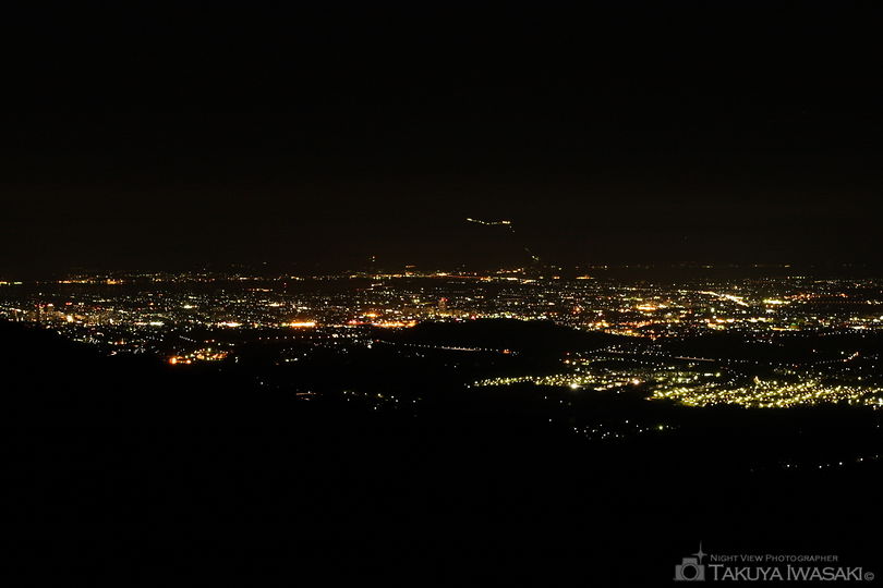 竜王山の夜景スポット写真（1）