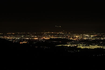 竜王山の夜景スポット写真（1）class=