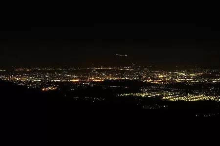 竜王山（金勝山）の夜景