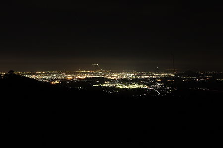竜王山の夜景スポット写真（2）class=