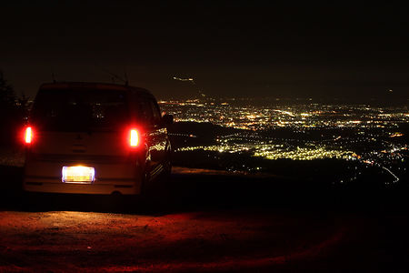 竜王山の夜景スポット写真（4）class=