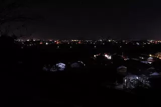 甲良町総合運動公園の夜景