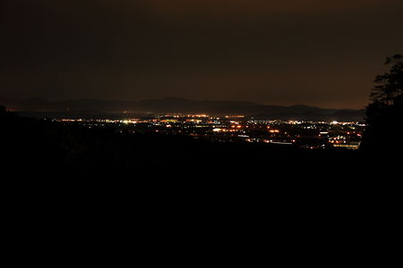 愛荘町方面の夜景