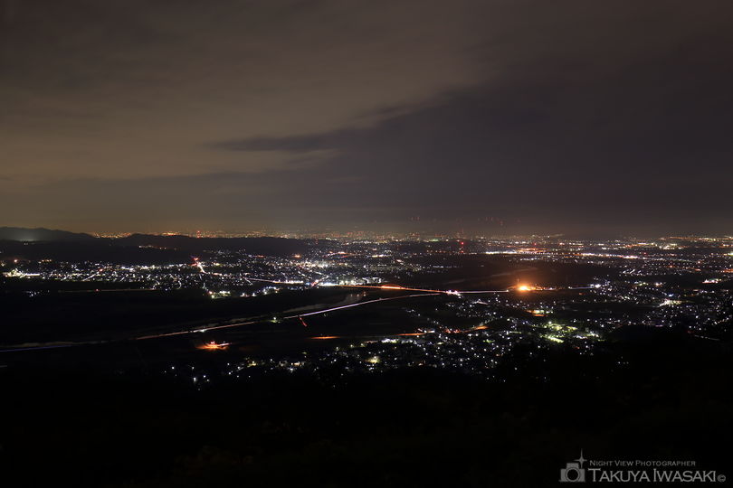 万灯呂山展望台の夜景スポット写真（1）