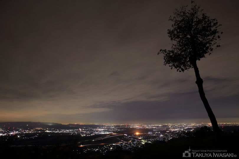 万灯呂山展望台の夜景スポット写真（2）