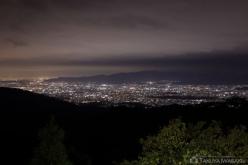 登仙台駐車場の夜景スポット写真（1）