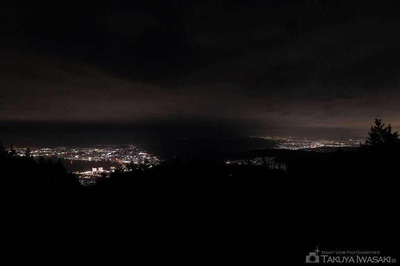 四明嶽駐車場の夜景スポット写真（3）