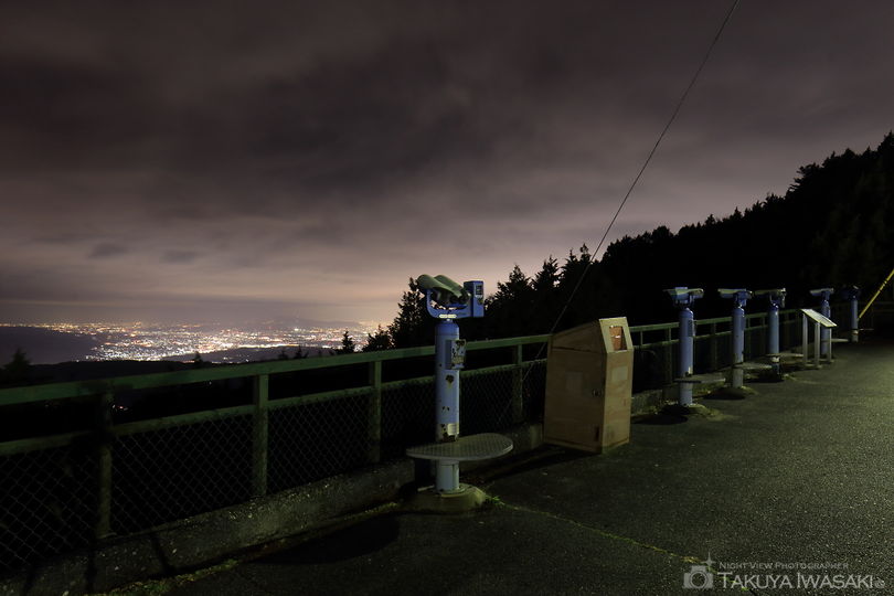 四明嶽駐車場の夜景スポット写真（4）