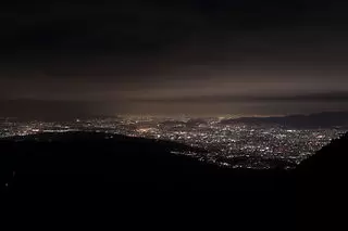 四明嶽第二駐車場（比叡山ドライブウェイ）の夜景