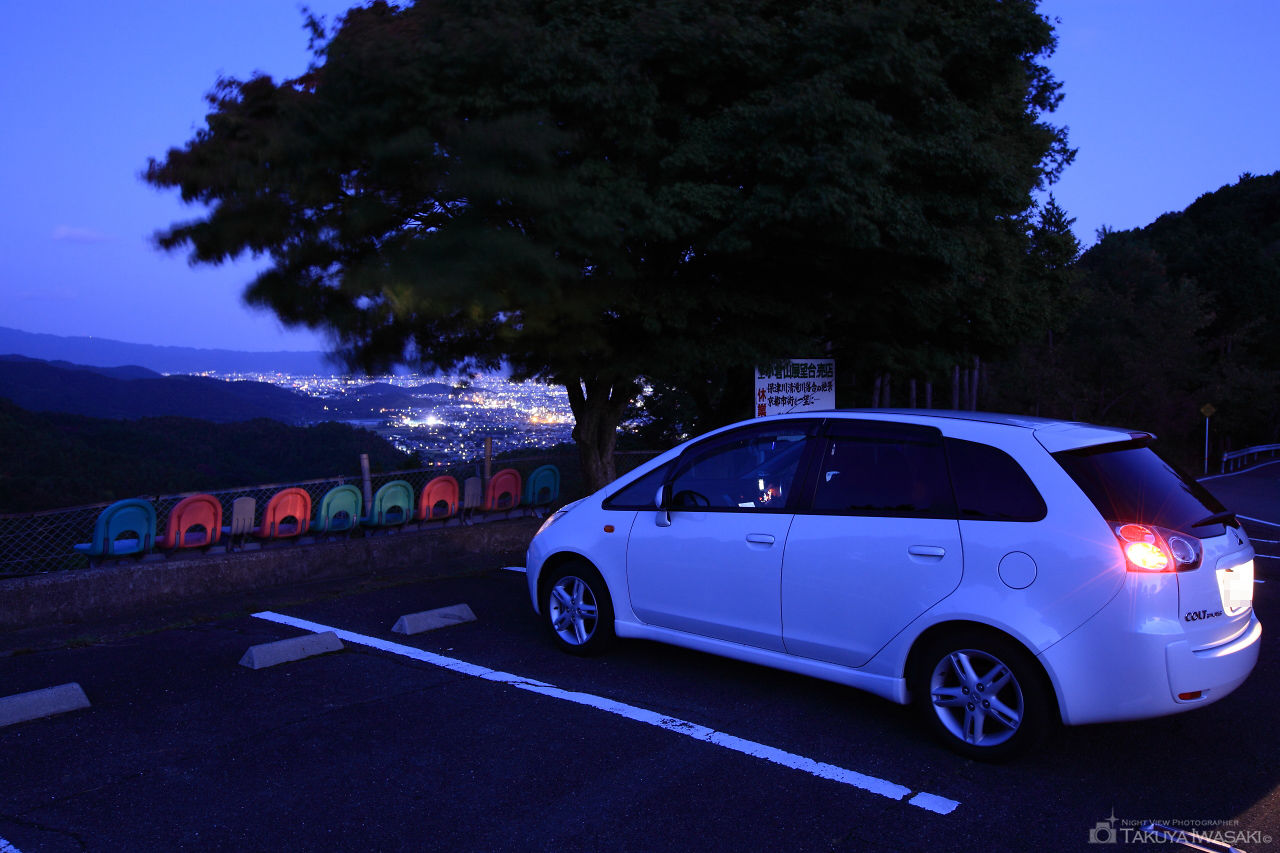 小倉山展望台の夜景スポット写真（3）