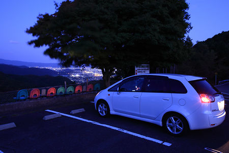 小倉山展望台の夜景スポット写真（3）class=