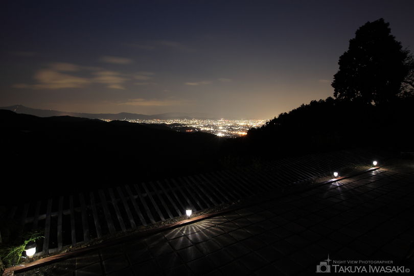 愛宕前展望台・大文字展望テラスの夜景スポット写真（1）