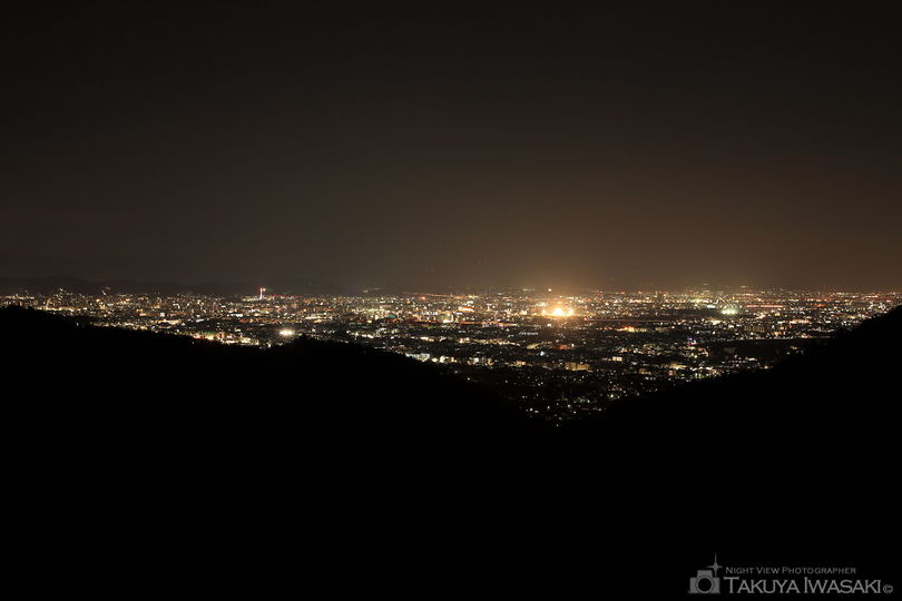 愛宕前展望台付近の夜景スポット写真（1）