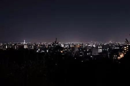 船岡山公園の夜景