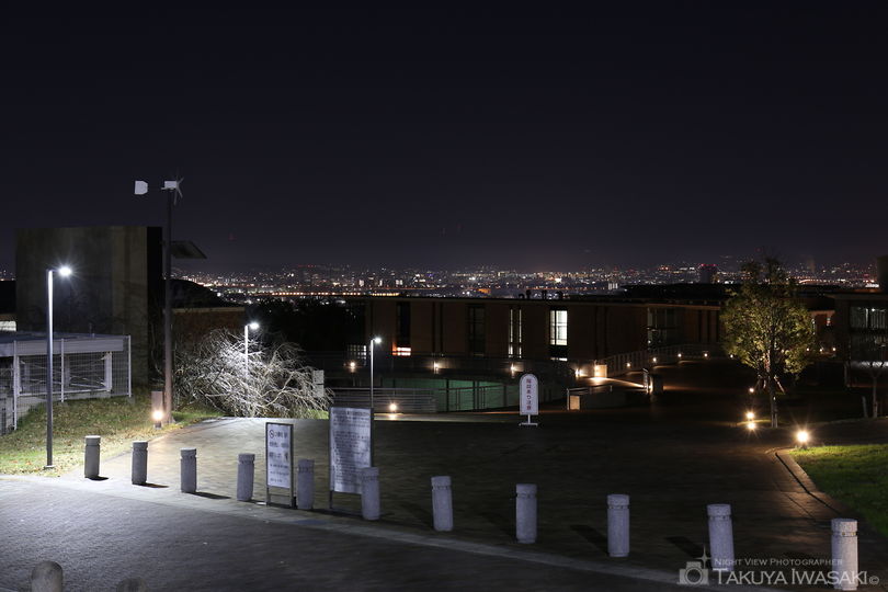御陵公園の夜景スポット写真（1）