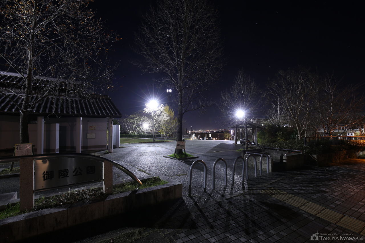 御陵公園の夜景スポット写真（3）