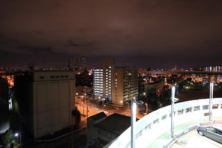 朝潮橋PAの夜景スポット写真（2）class=
