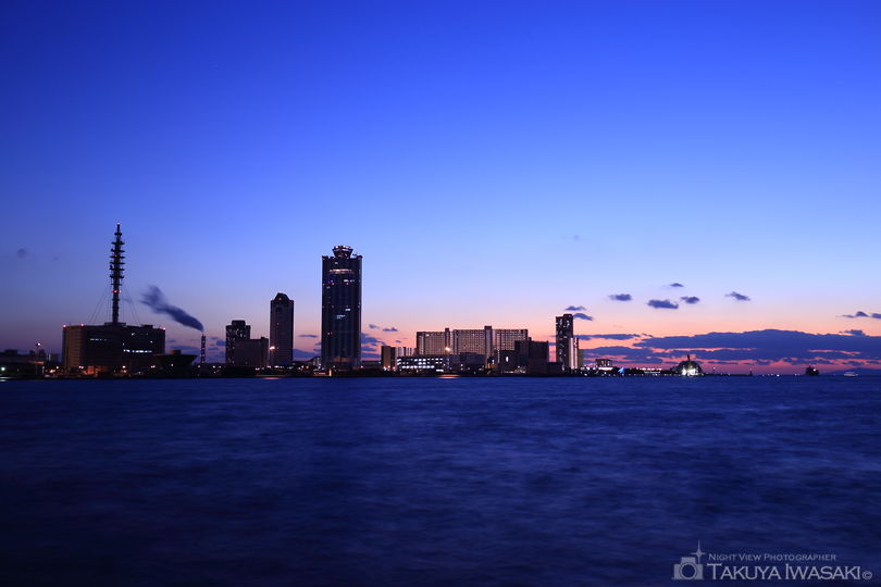 大阪港中央突堤臨港緑地の夜景スポット写真（1）