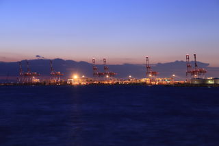大阪港中央突堤臨港緑地の夜景スポット写真（2）class=