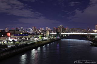 安治川大橋の夜景スポット写真（3）class=