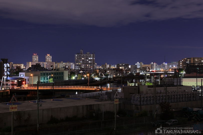 安治川大橋の夜景スポット写真（4）