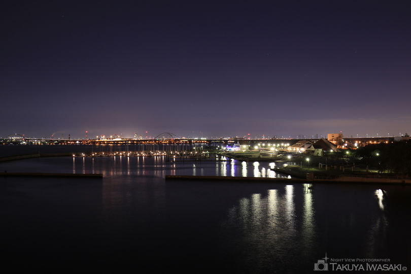 常吉大橋の夜景スポット写真（2）