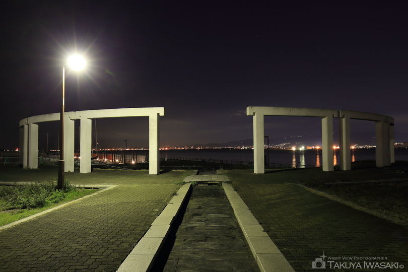 大阪北港マリーナの夜景スポット写真（5）