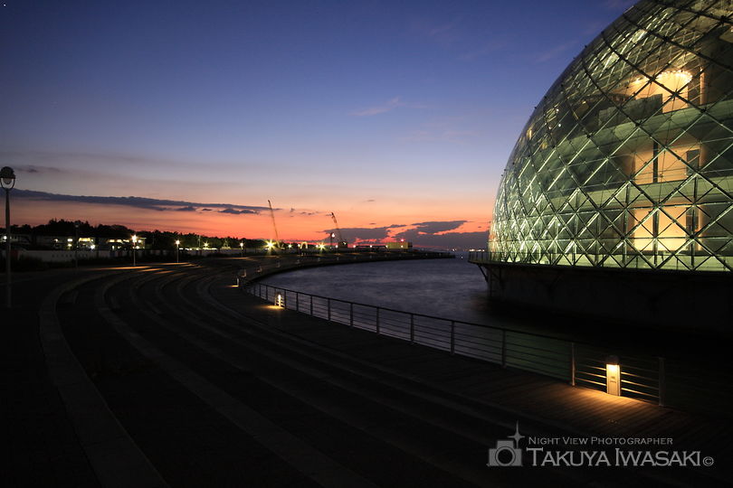なにわの海の時空館付近の夜景スポット写真（2）