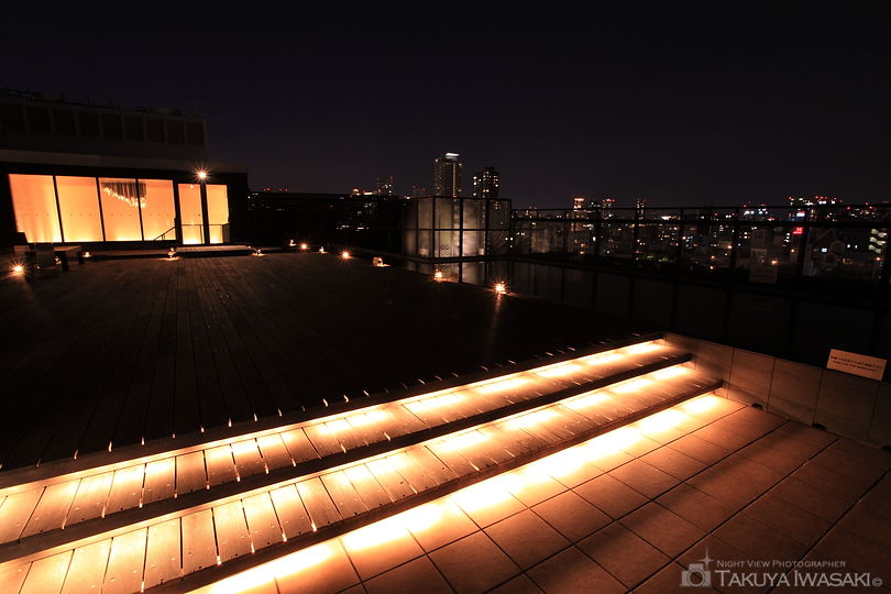 京阪シティモール屋上庭園の夜景スポット写真（5）