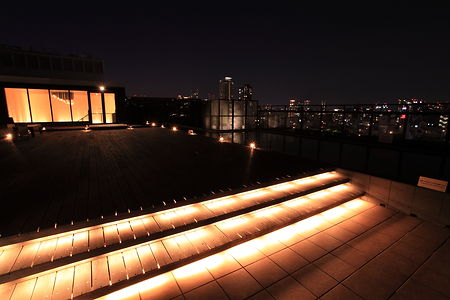 京阪シティモール屋上庭園の夜景スポット写真（5）class=