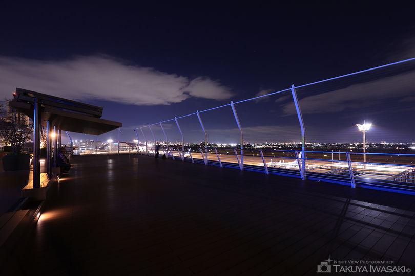 伊丹空港 展望デッキの夜景スポット写真（4）